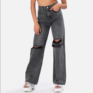 Adika Black Flare Jeans